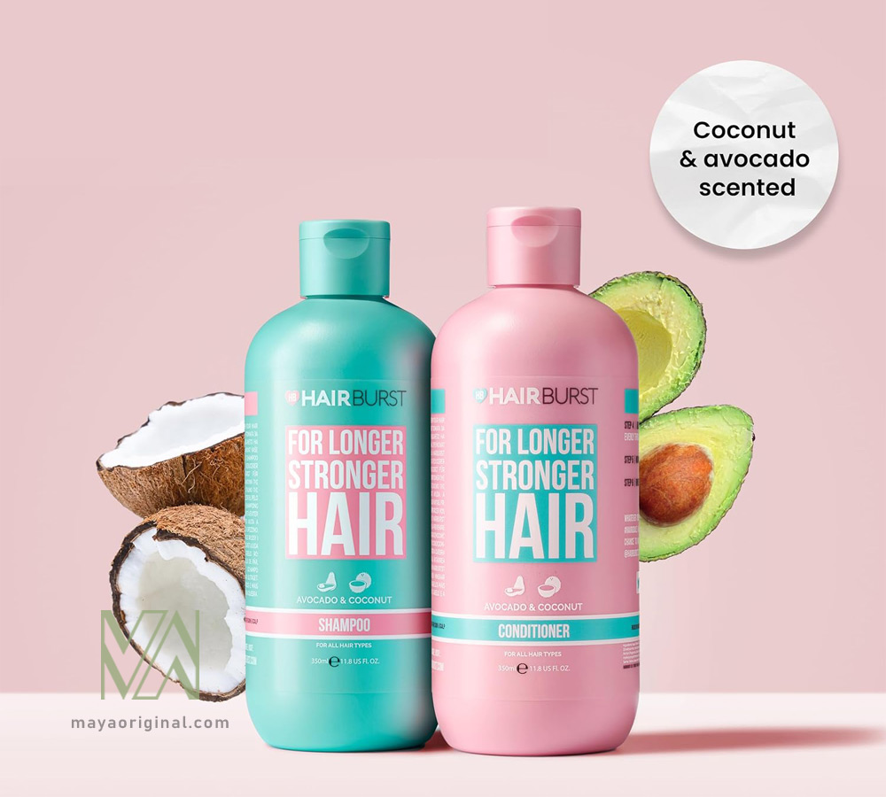 hairburst-longer-stronger-shampoo-conditioner-maya-03 ست شامپو و نرم کننده هیربرست HAIRBUST