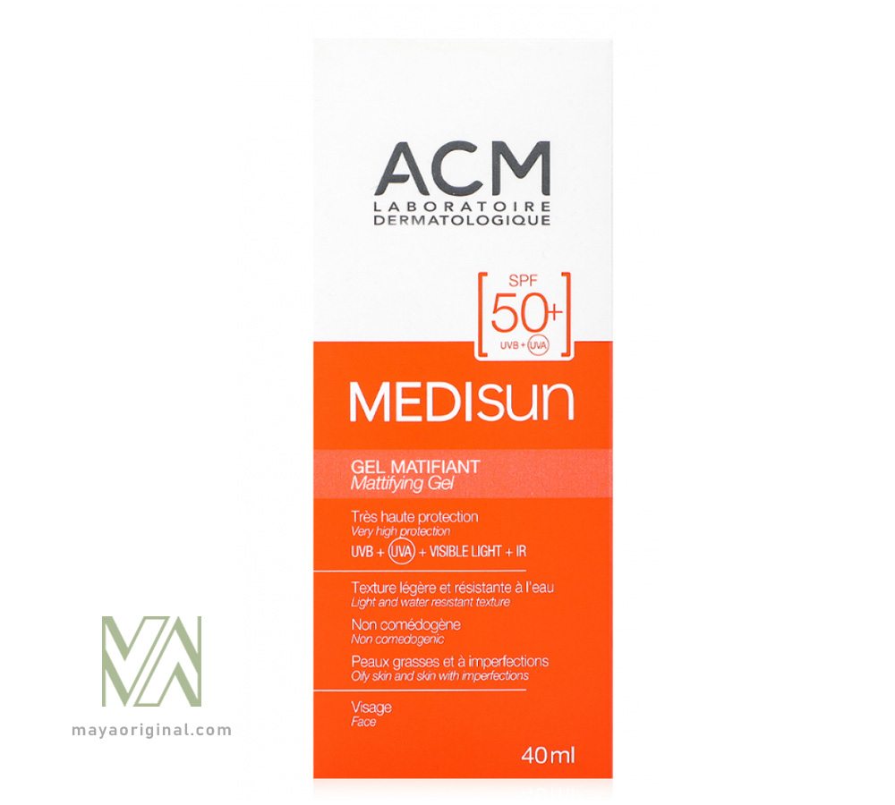 laboratoire-acm-medisun-gel-matifiant-maya-02 ضدآفتاب ضدشاینی ACM مدیسان