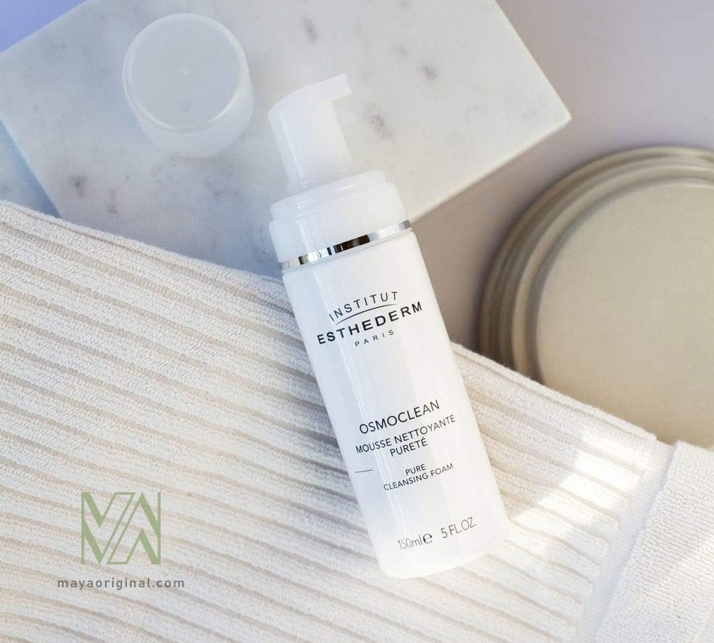 institut-esthederm-osmoclean-pure-cleansing-foam-maya-02 فوم شوینده اسموکلین