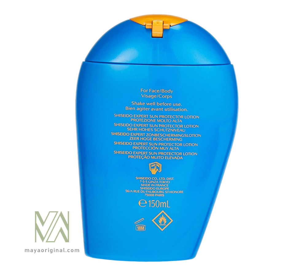 shiseido-expert-sun-protector-lotion-maya-01 لوسیون ضد آفتاب ضد پیری شیسیدو