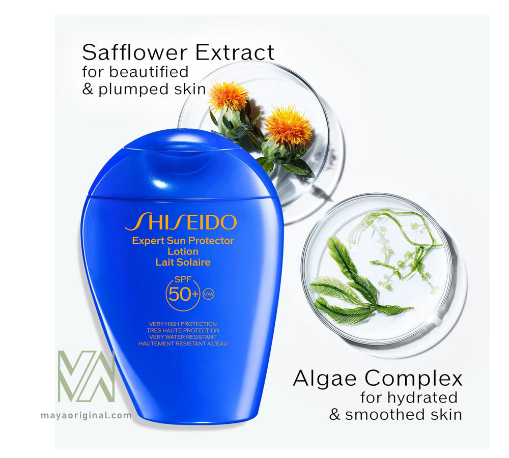 shiseido-expert-sun-protector-lotion-maya-04 ضد آفتاب شیسیدو ضد پیری