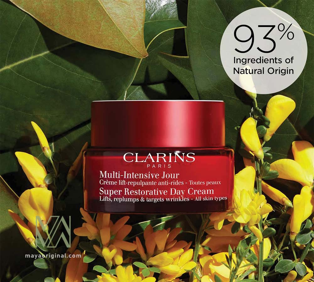 clarins-super-restorative-day-cream-maya-02 کرم روز مولتی اینتنسیو کلارنس