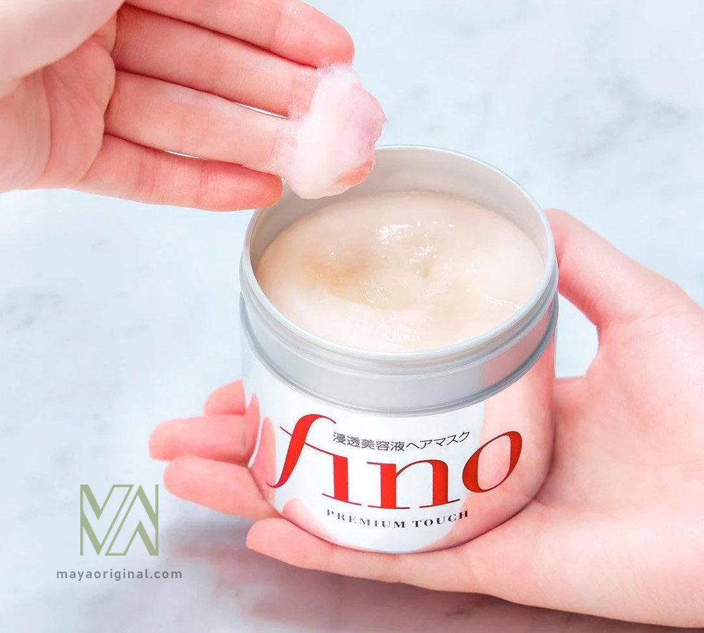 shiseido-fino-premium-touch-hair-mask-maya-03 ماسک مو فینو شیسیدو | ترمیم کننده