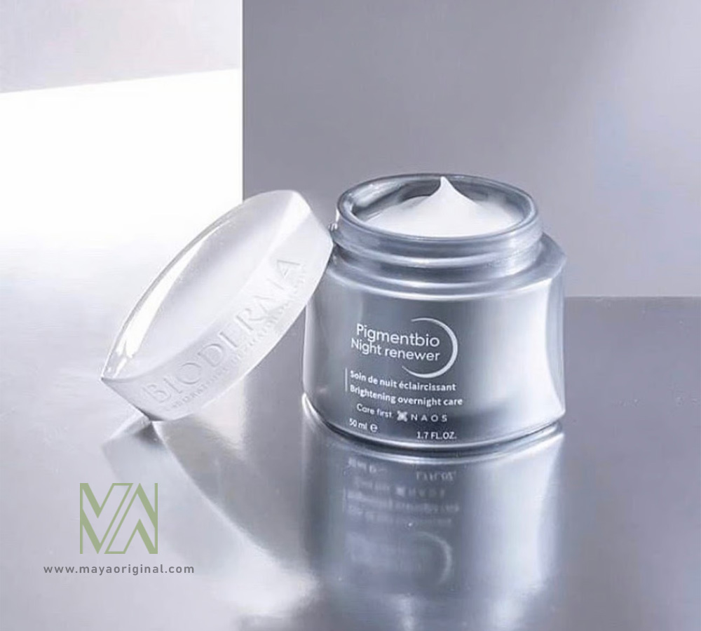 bioderma-pigmentbio-night-cream-maya-03 خرید کرم شب ضد لک و روشن کننده پیگمنت بیو بایودرما