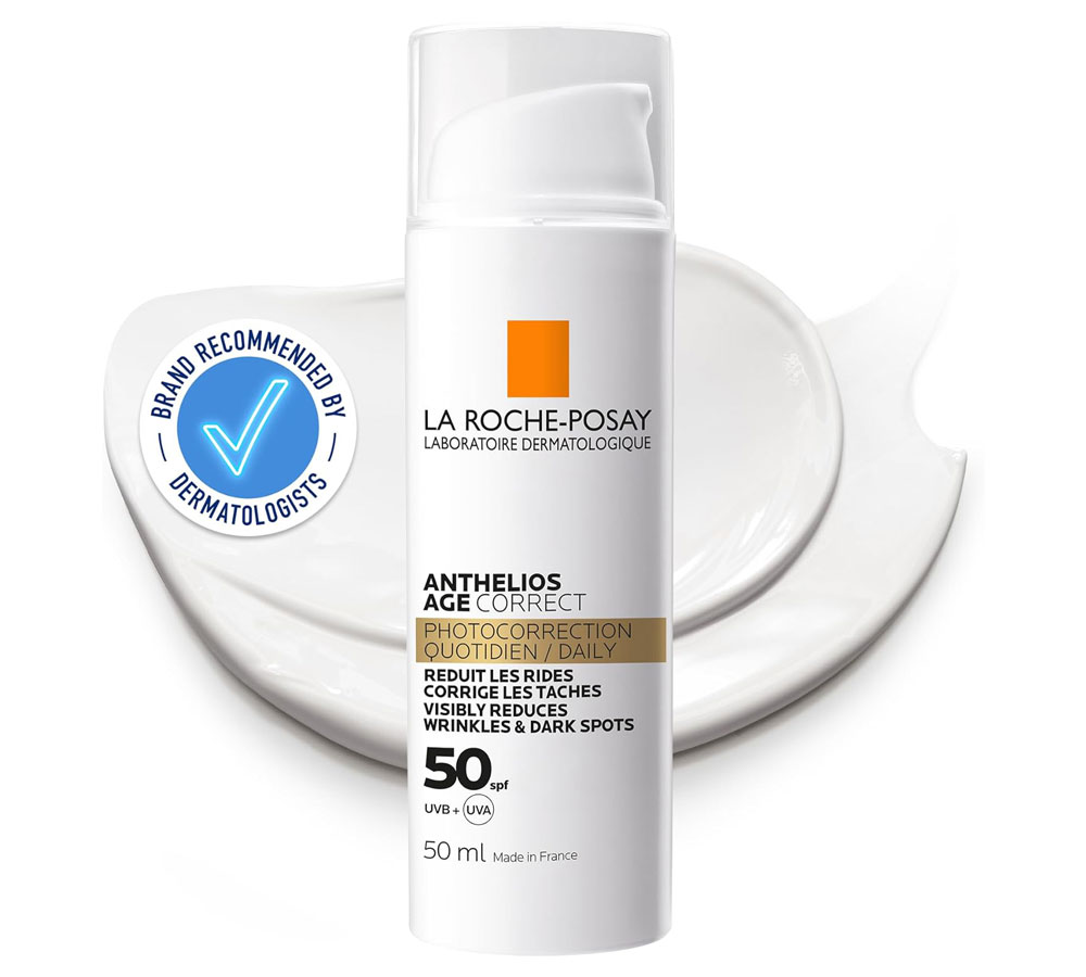 کرم ضدآفتاب ایج کورکت لاروش پوزای ضد لک و ضد چروک