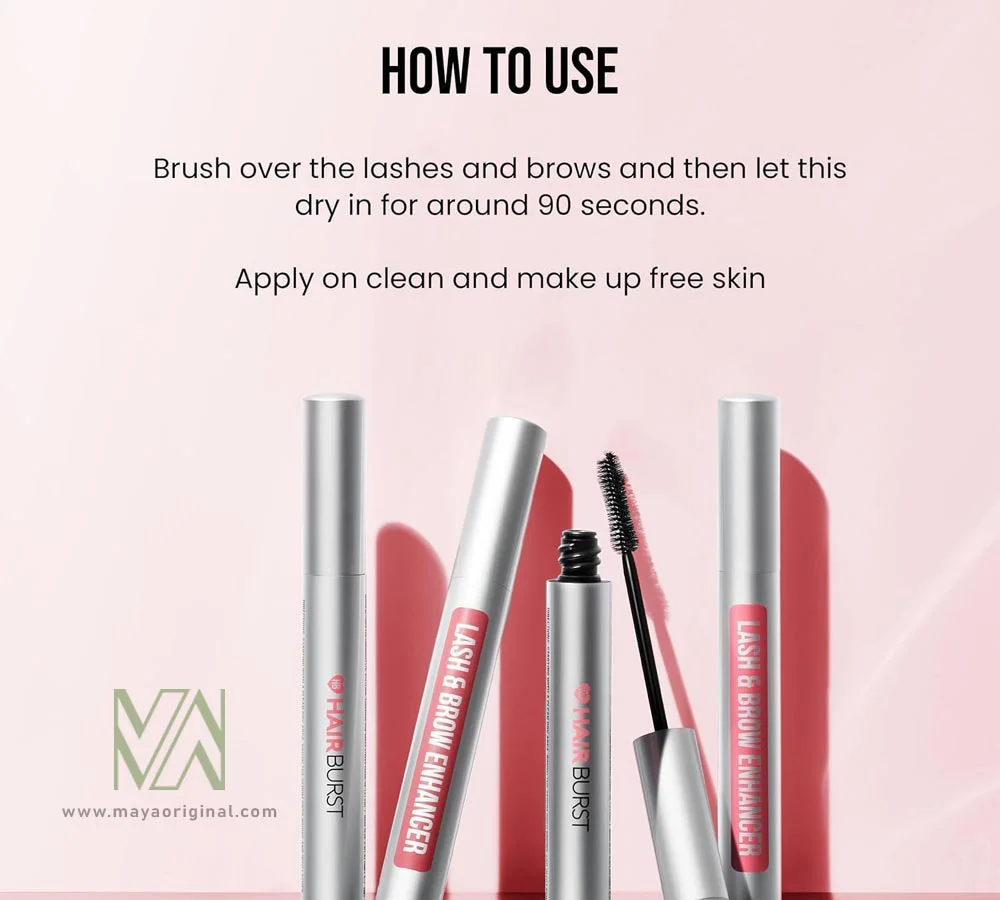 خرید سرم تقویت مژه و ابروی هیربرست اصل