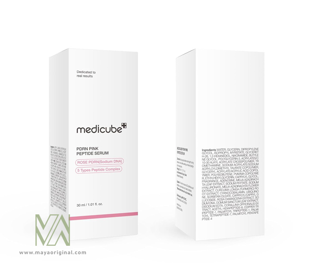 medicube-pdrn-pink-peptide-serum-maya-02 سرم روشن کننده پپتاید مدی کیوب اورجینال