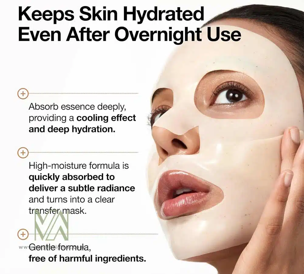 ماسک ورقه ای برنج و سرامید آنوا اصل