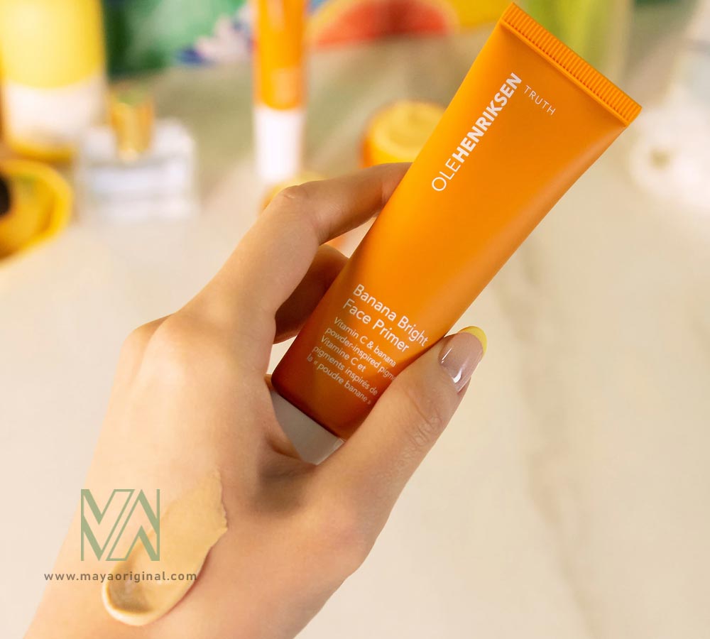 olehenriksen-banana-bright-face-primer-maya-04 قیمت پرایمر بنانا برایت اوله هنریکسن اصل