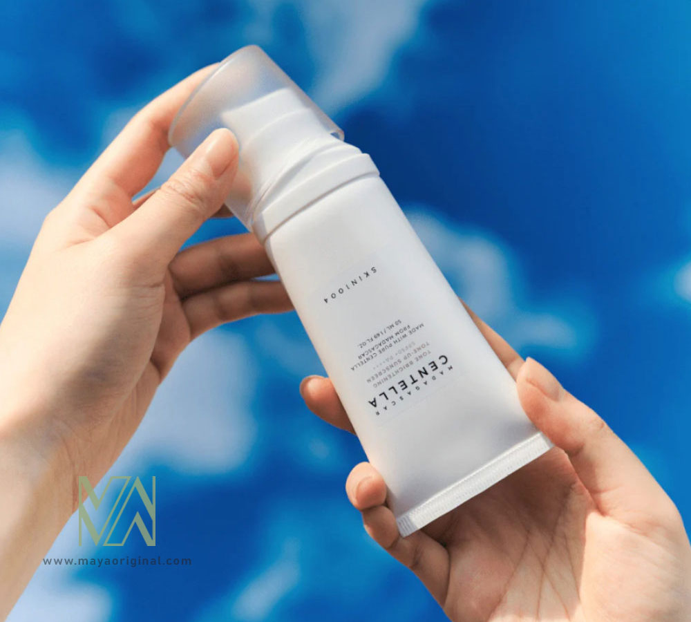 skin1004-centella-tone-brightening-sunscreen-maya-04 خرید ضد آفتاب ضد لک سنتلا