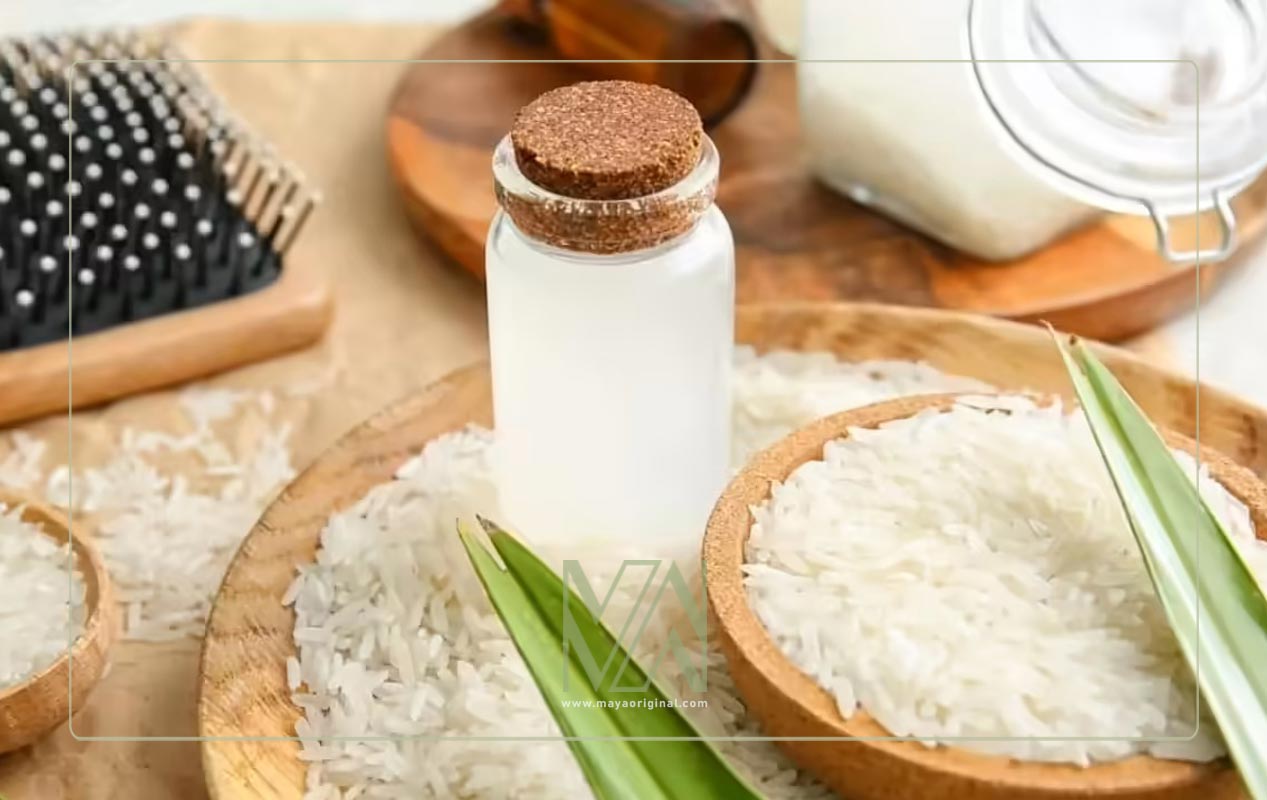 فواید آب برنج برای پوست و مو
